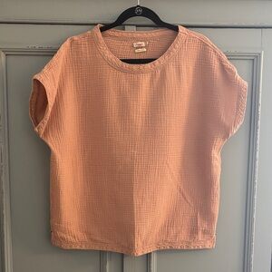 Faherty crinkle cotton shirt